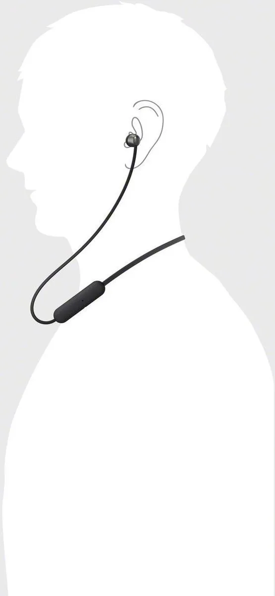 Sony WI-C310 In-Ear Headphones - Zwart