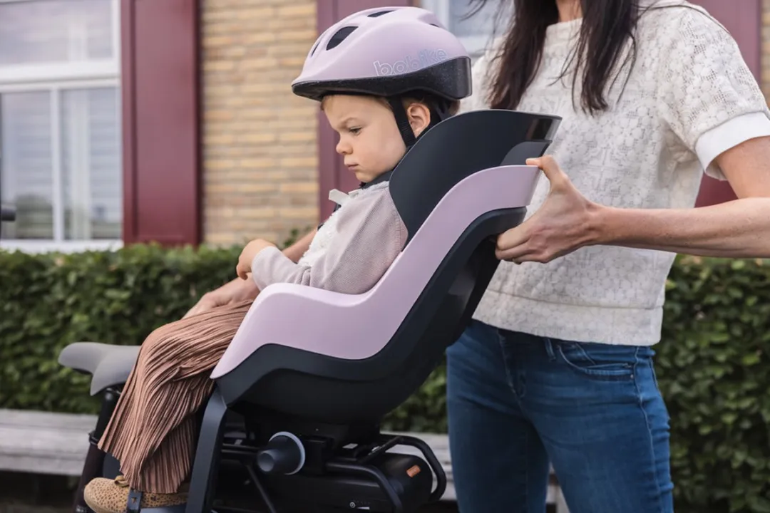 Bobike Maxi Go RS Fietsstoeltje - Vanilla Cup Cake
