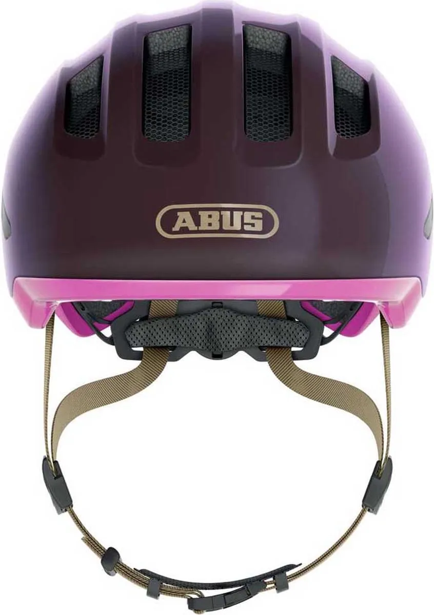 ABUS Kinderhelm Smiley 3.0 ACE LED M - Paars