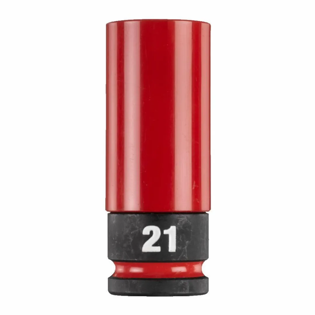 Milwaukee Shockwave Auto Dopsleutel 21mm - Stalen Behuizing