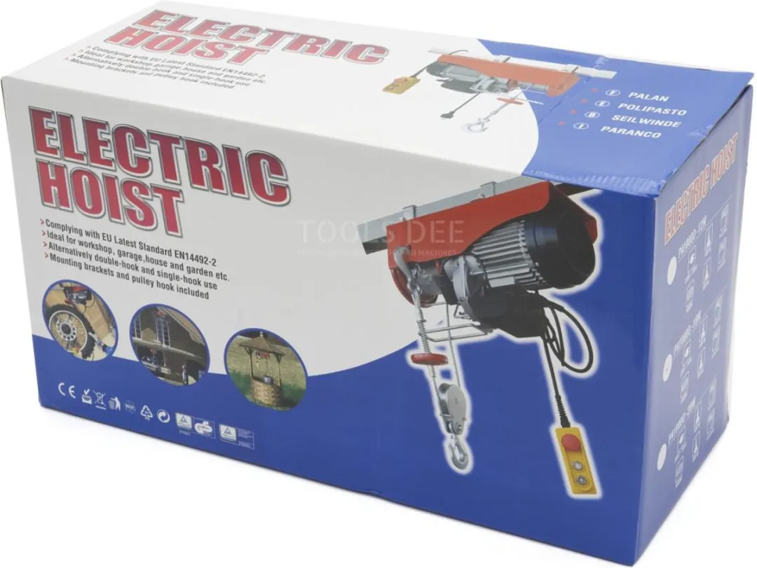 HBM 1000 kg Elektrische Takel 18m