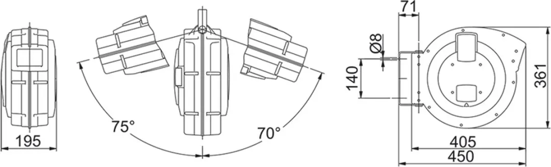 Sonic Luchthaspel 15m Ø8mm - 15 Bar - Zwart