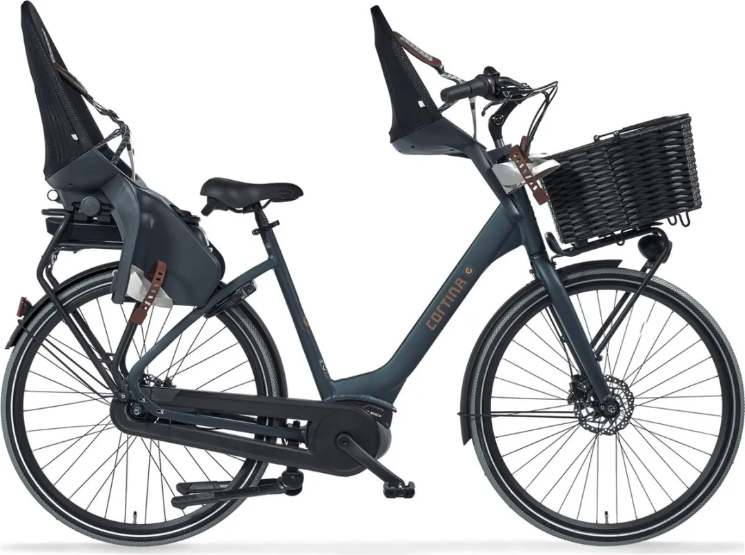 Qibbel Air Cortina Lisbon Fietstoeltje - Blauw