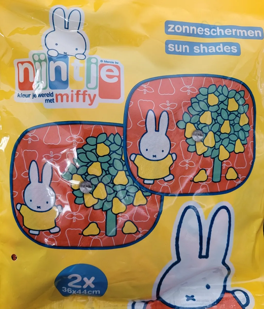 Nijntje Auto Zonnescherm