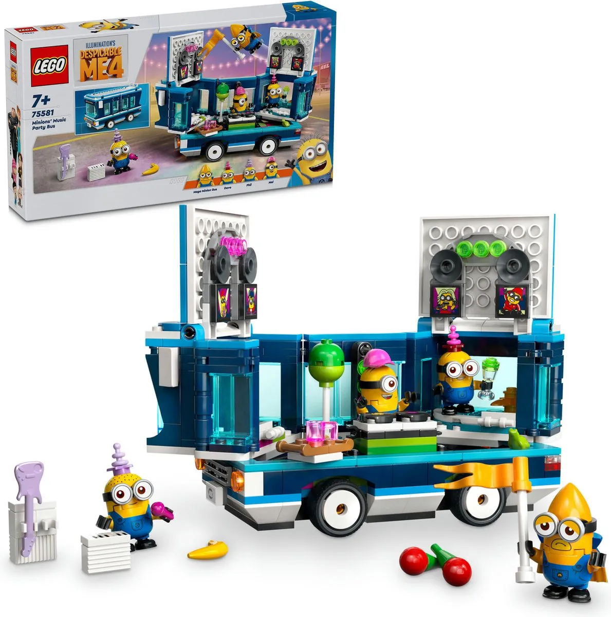 LEGO Despicable Me 4 Muzikale Feestbus 75581 - 379 Stukken