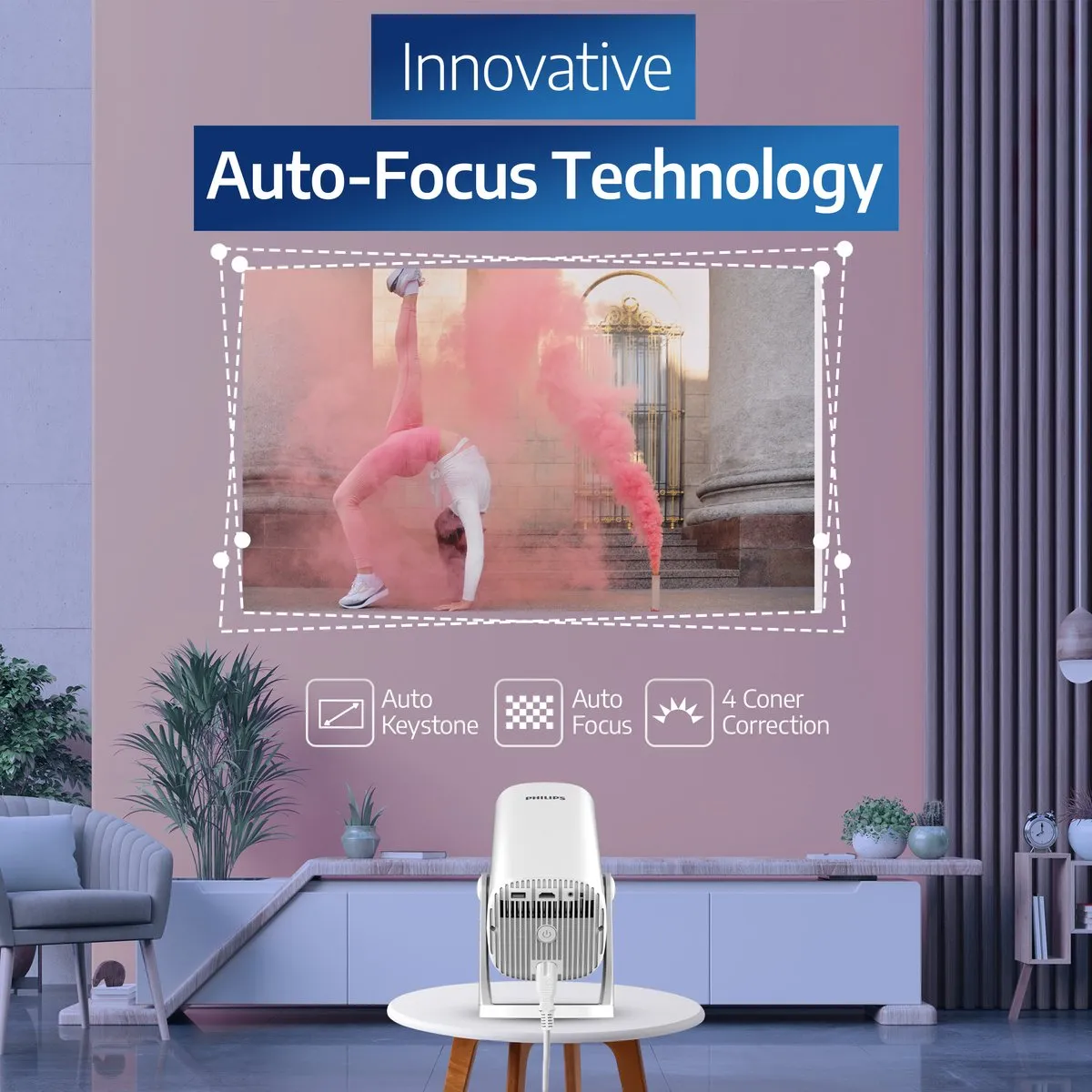 Philips NeoPix 250 smart (NPX250/INT smart) 80 inch Full-HD projector met Google TV