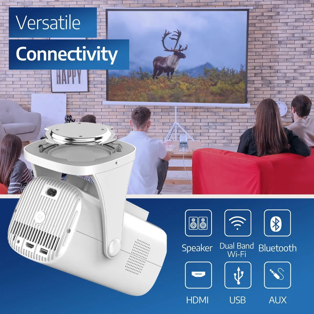 Philips NeoPix 250 NPX250/INT Projector 80" Full-HD - Wit - afbeelding 6 van 6