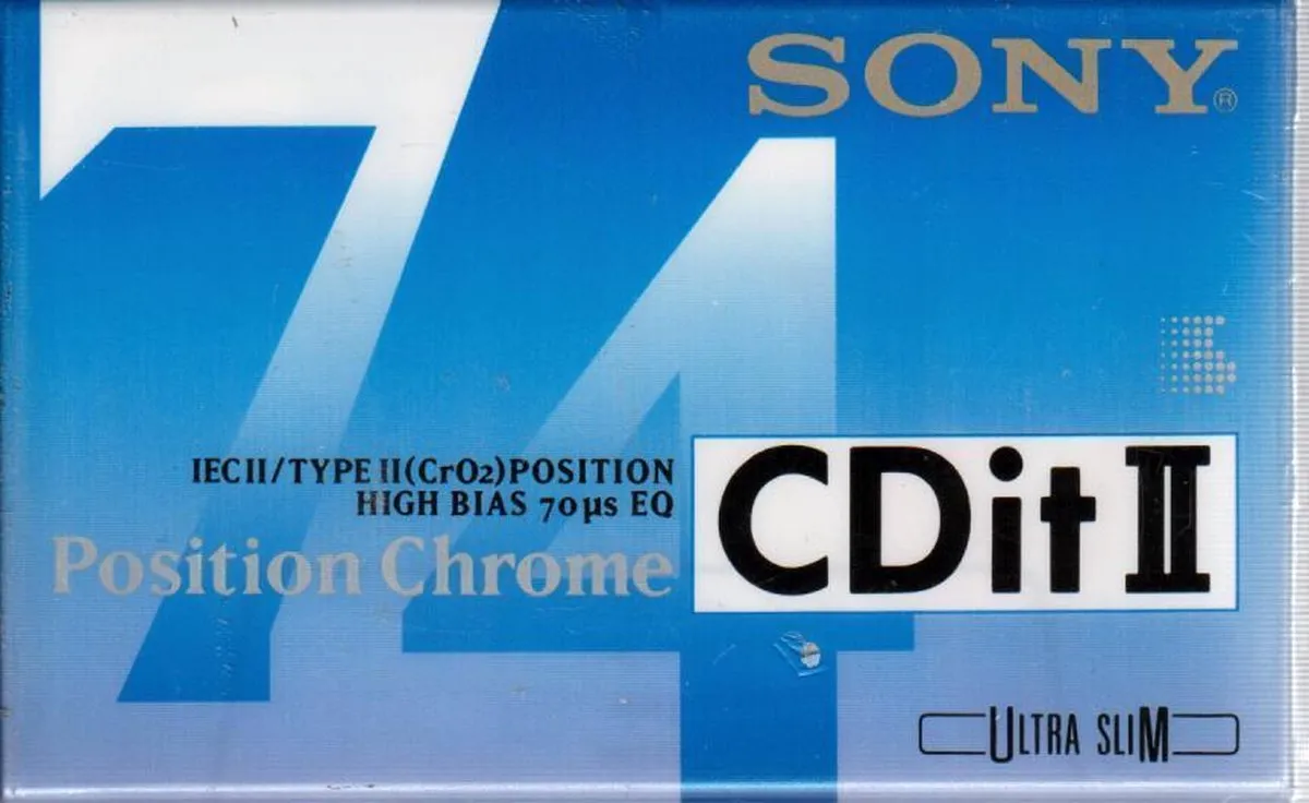 Sony CDit II 74 Cassettebandje - Paars