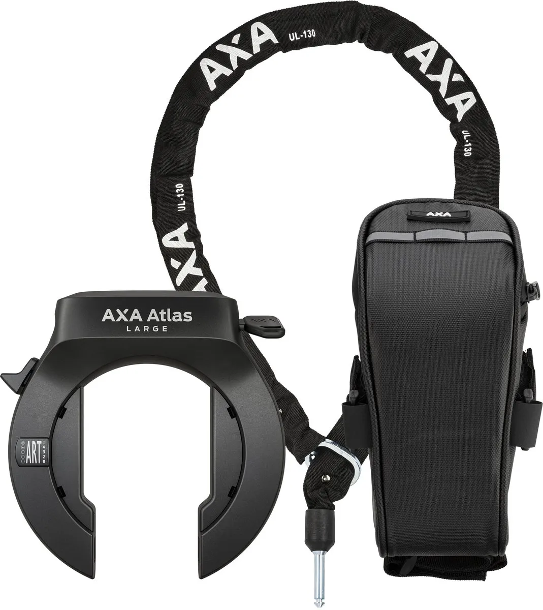 AXA Atlas Large + ULC 130/5,5 Plug-in Ketting Bundel