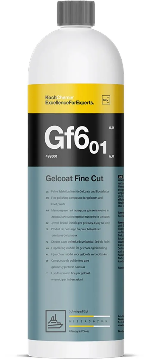 Koch Chemie Gelcoat Fine Cut Polijstpasta 1L