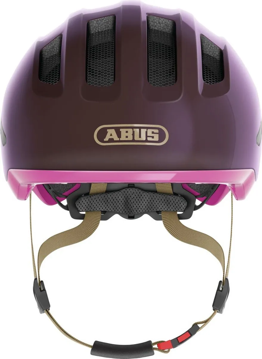 ABUS Smiley 3.0 ACE LED Kinderhelm - S - Glanzend paars