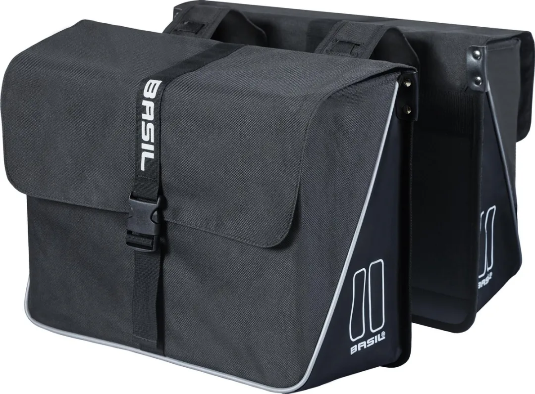 Basil Forte Dubbele Fietstas 35L - Zwart