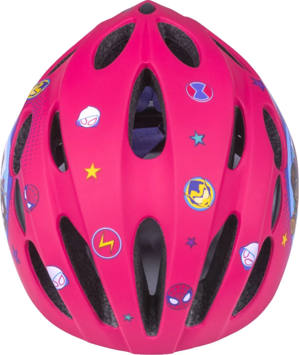 Disney Marvel Helden Kinderfietshelm - Roze - 52-56 cm