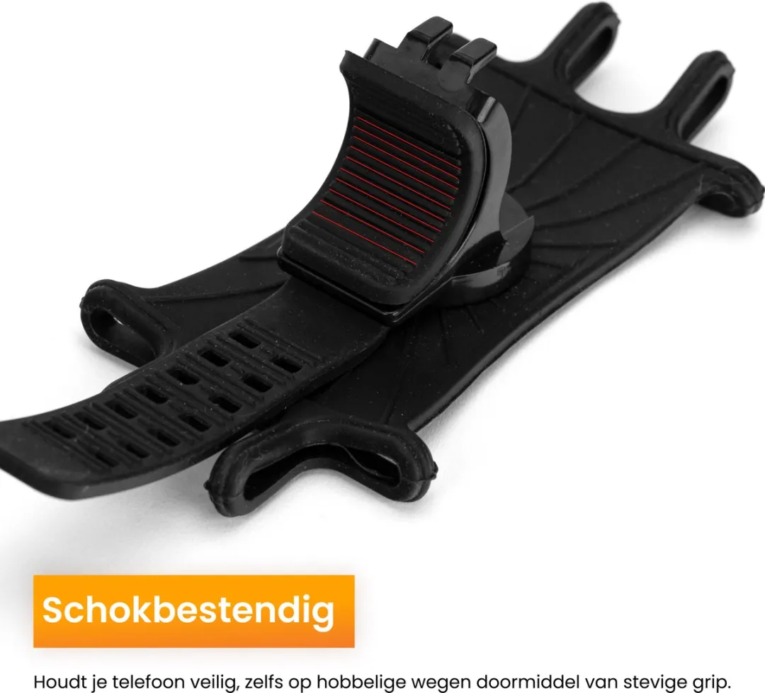 R2B Telefoonhouder Fiets Elastisch - Gsm Houder Fiets - Fietshouder - Fiets Telefoonhouder - Smartphone Houder Fiets - Fiets Accessoires - Phone Holder Bike