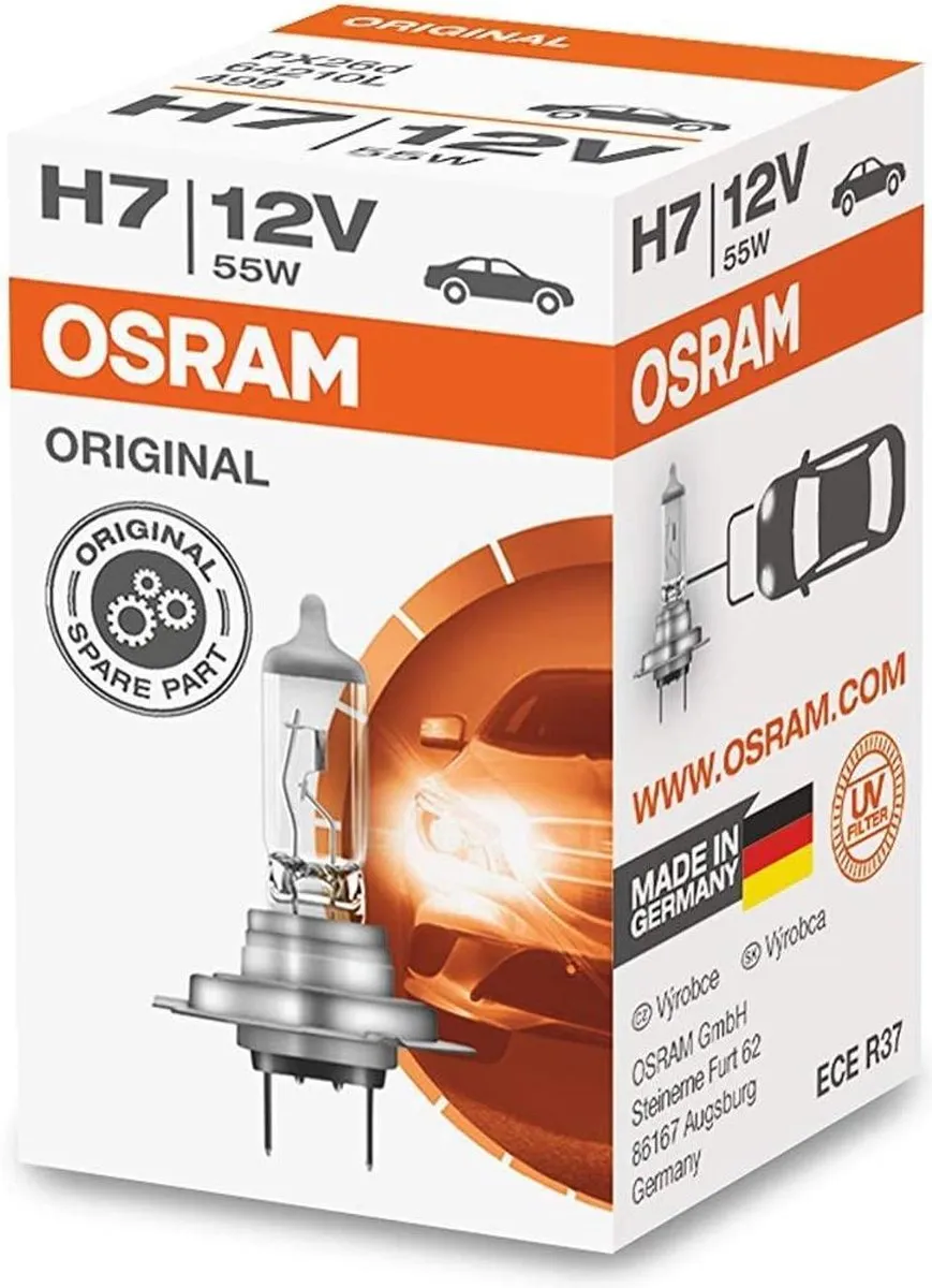 Osram H7 12V 55W Autolamp - 1 Stuk