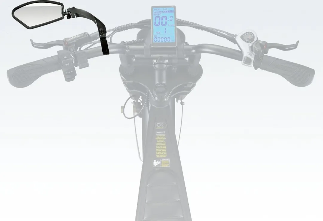 OUXI Fietsspiegel Links - Universeel - Verstelbaar & Inklapbaar