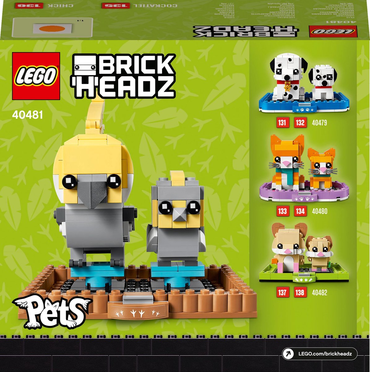 LEGO BrickHeadz™ Valkparkiet - 40481