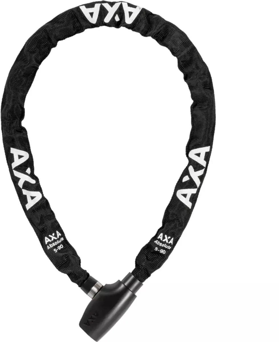 AXA Absolute 5-90 Kettingslot 90cm - Zwart