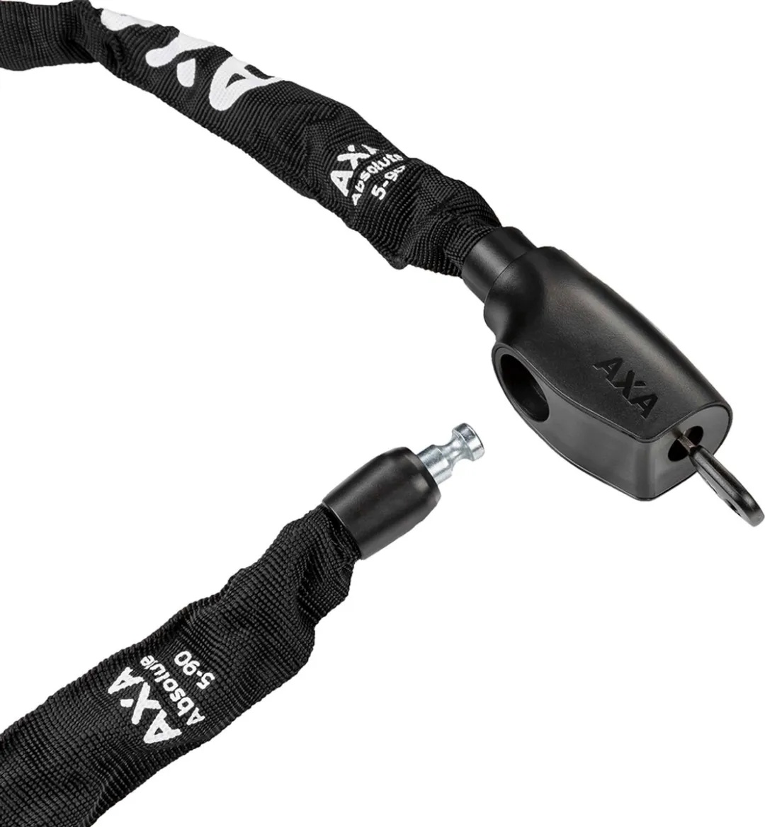 AXA Absolute 5-90 Kettingslot 90cm - Zwart