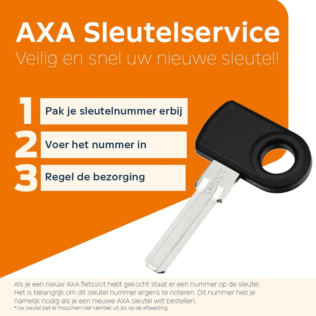 AXA Absolute 5-90 Kettingslot 90cm - Zwart