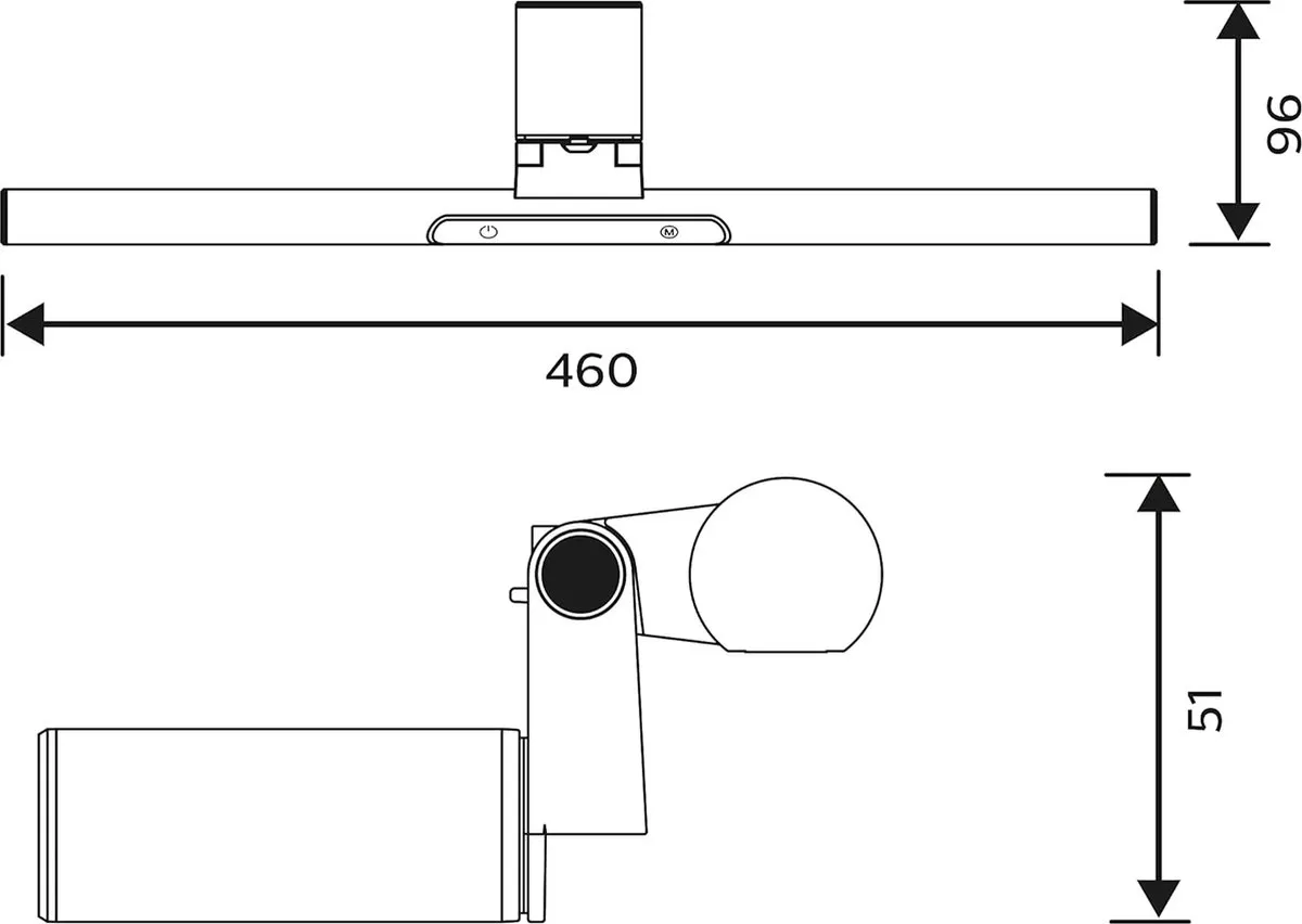 Computer Monitor Light Led / LED-taaklamp