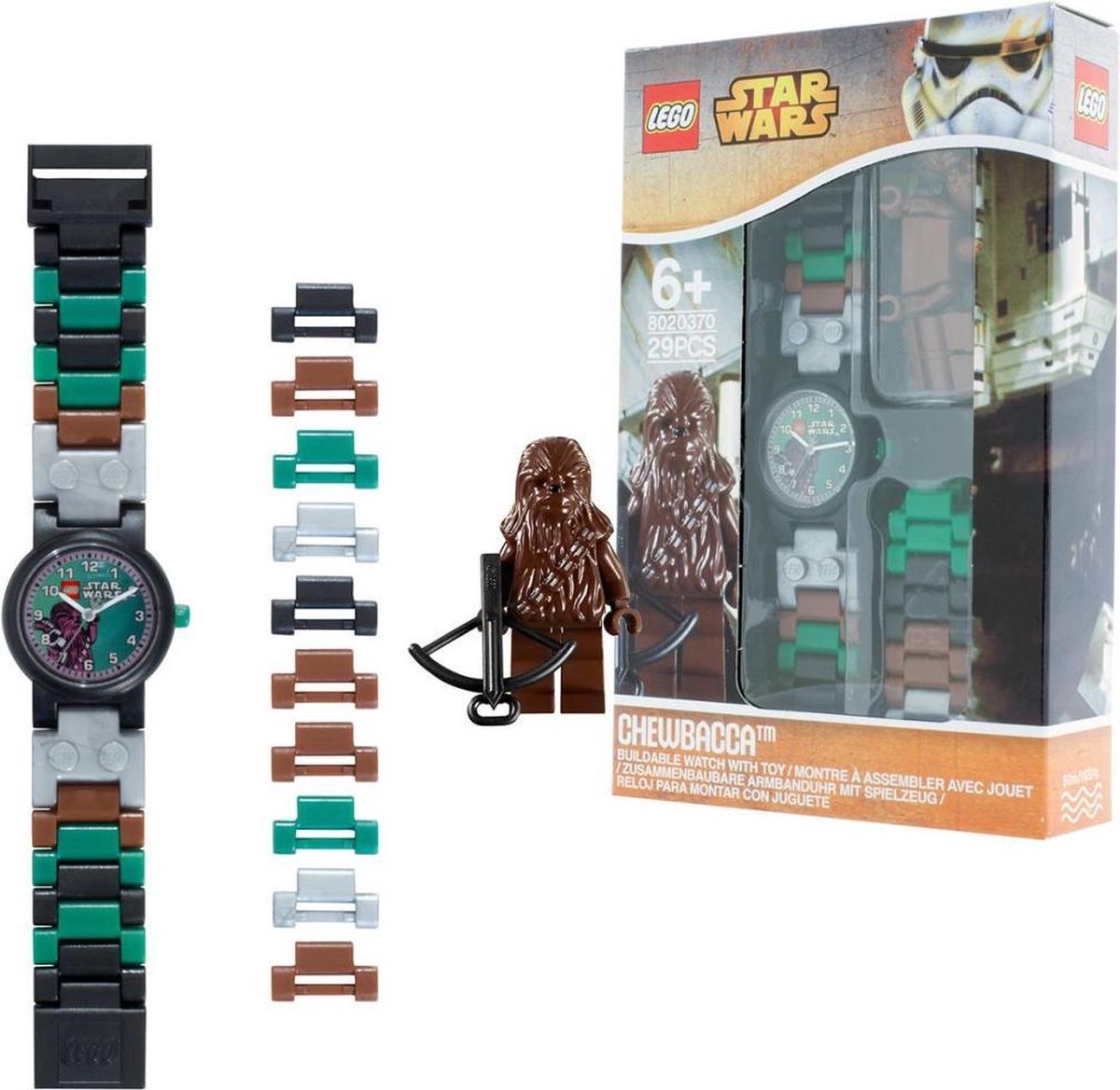 LEGO Star Wars Schakelhorloge Chewbacca kunststof 8020370