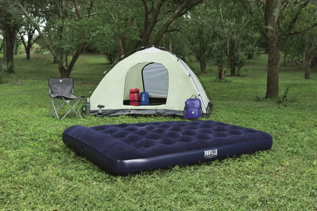 Bestway Camping Luchtbed 191x137x28cm - Blauw