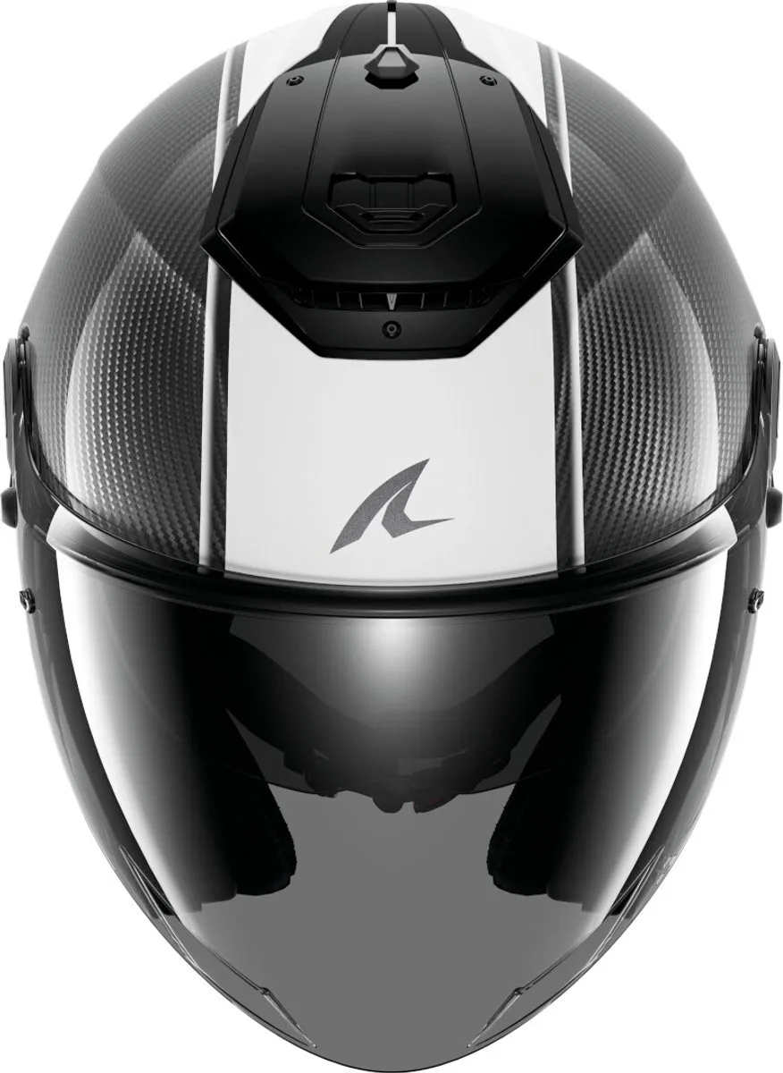 Shark RS Jet Carbon Skin Helm - XXL - Zwart/Wit