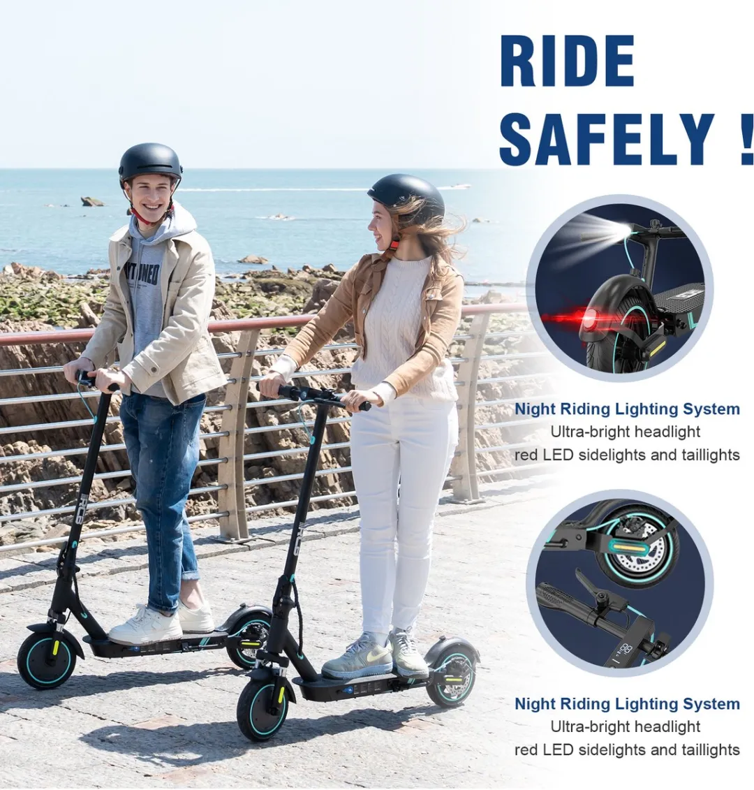 RCB R17 Opvouwbare Elektrische Step 25 km/u - 10 Inch - Zwart