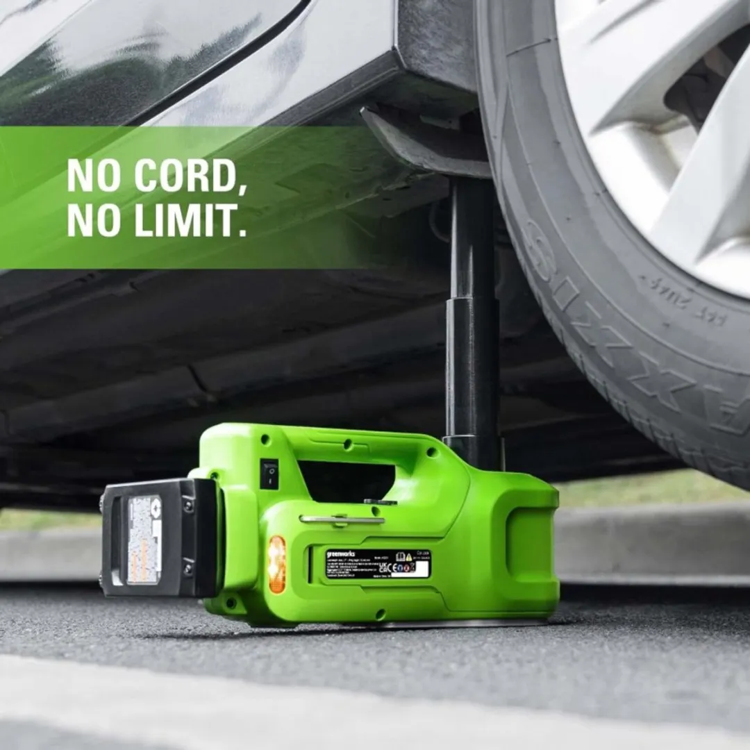 Greenworks G24Jack 24V Accu Jack - 3kg - Groen