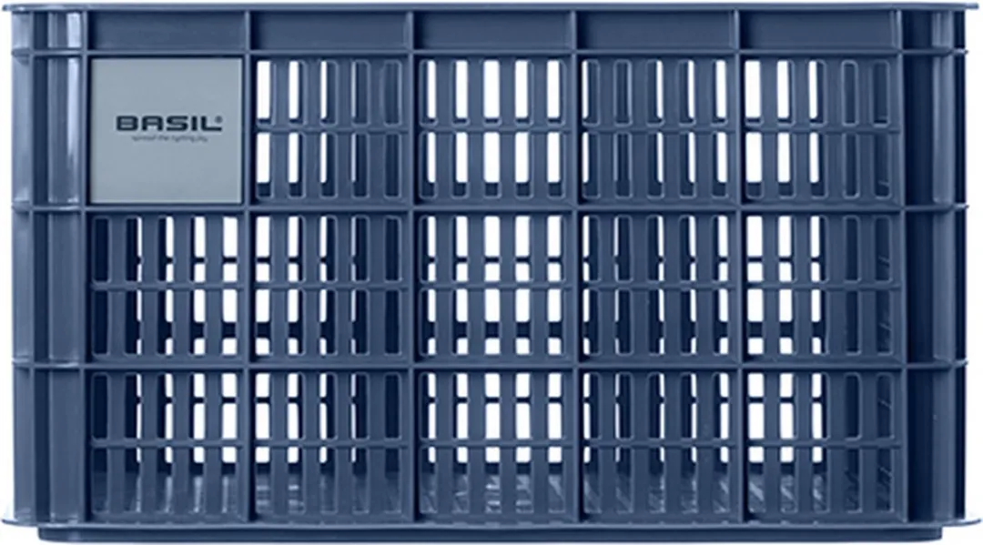 Basil Fietskrat L - Groot - 40 Liter - Blauw