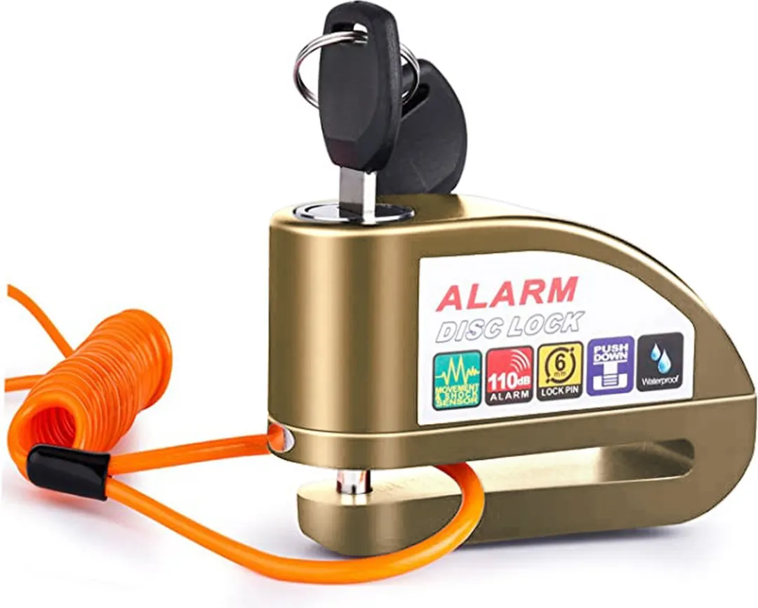 VINZ Elbroes Schijfremslot Alarm 6mm