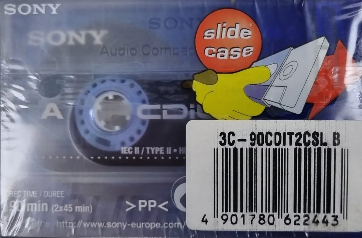 Sony CDitII Slide Cases - 3 Stuks Blauw