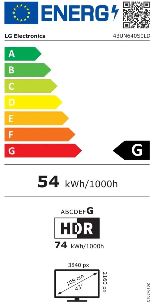 LG 43UN640S Digitale signage flatscreen 109,2 cm (43") LCD Wifi 300 cd/m² 4K Ultra HD Blauw WebOS