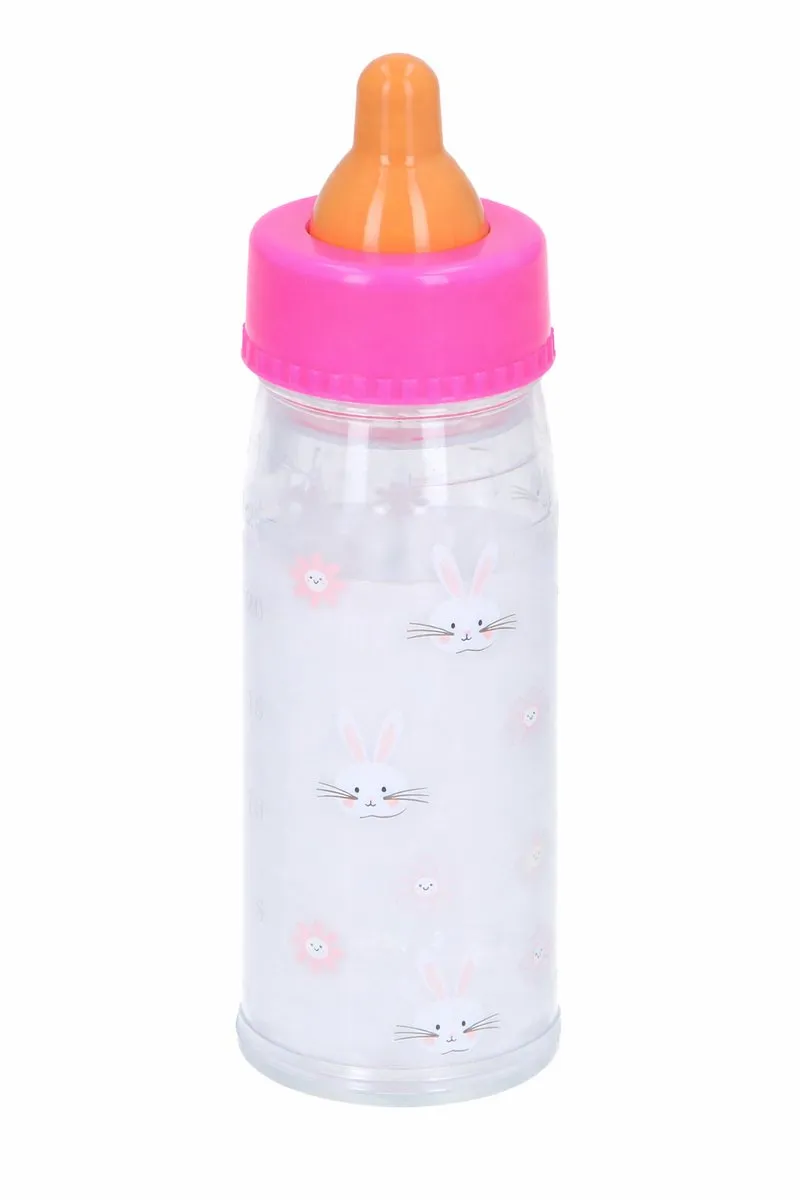 Eddy Toys Magic Drinking Bottle - 26088 - Magische Drinkfles voor Poppen - Magic Drinking Bottle met Verdwijneffect - Poppenaccessoire - 18m+ - Roze