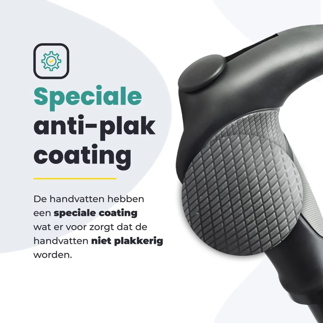 Voltano Ergonomische Fiets Handvatten met Bar Ends - Zwart