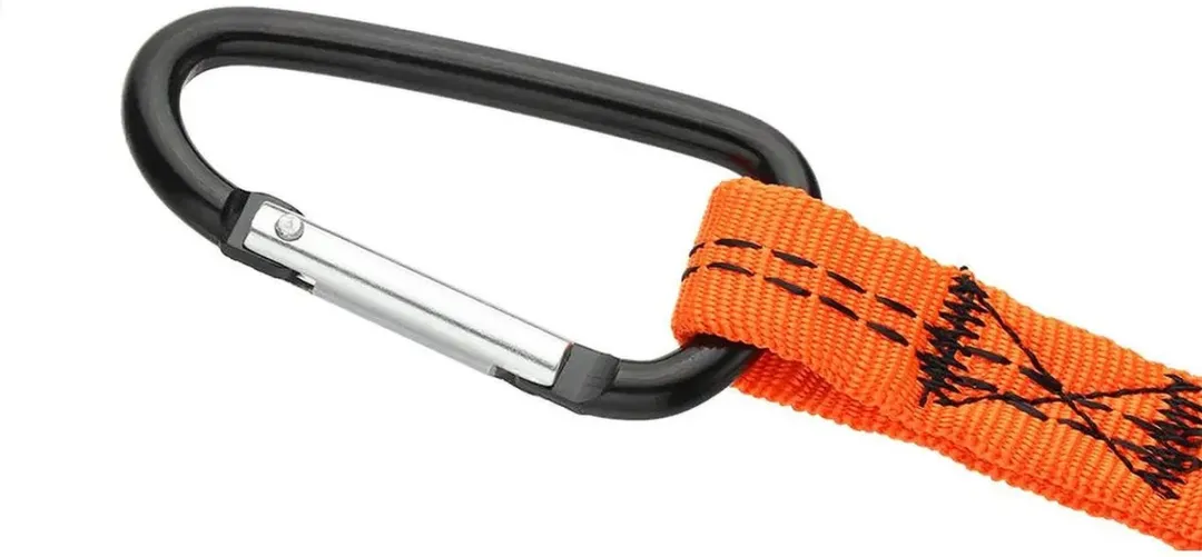 Silverline Vallijn met karabijnhaak 5kg - Oranje/Zwart