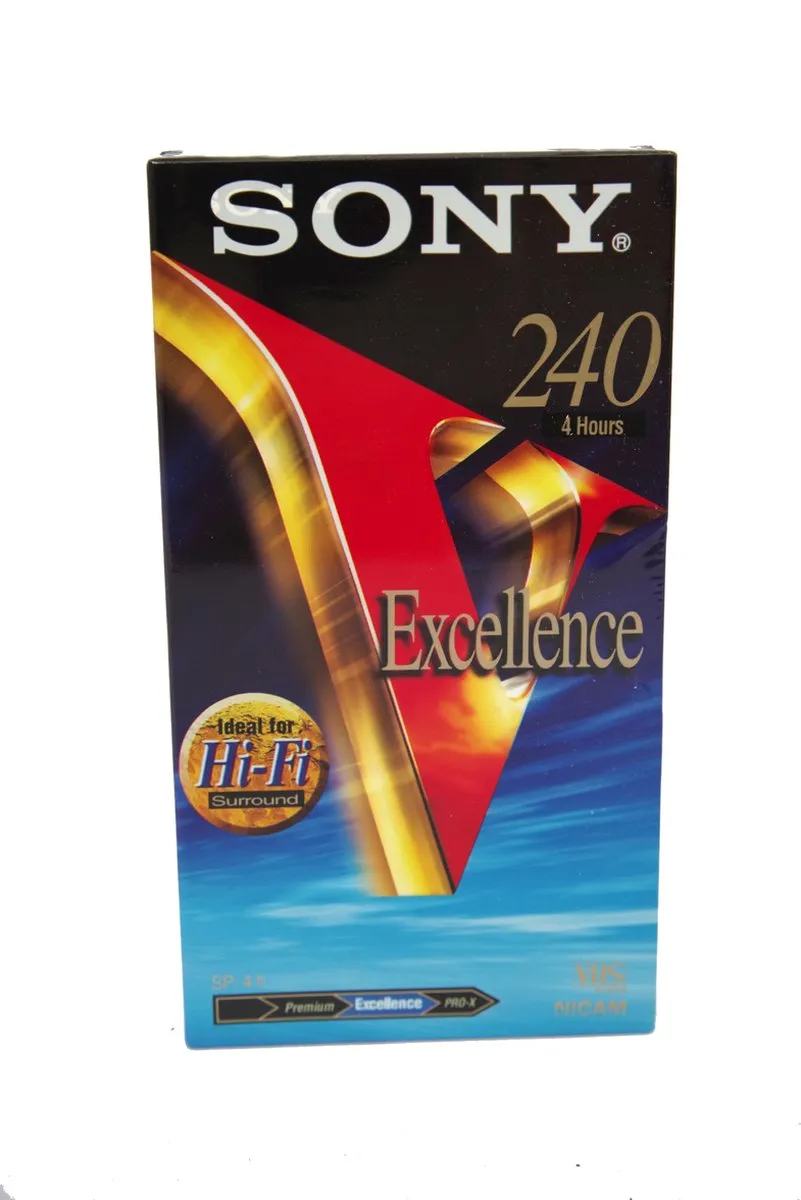 Sony VHS Videoband 240 Hi-Fi Excellence