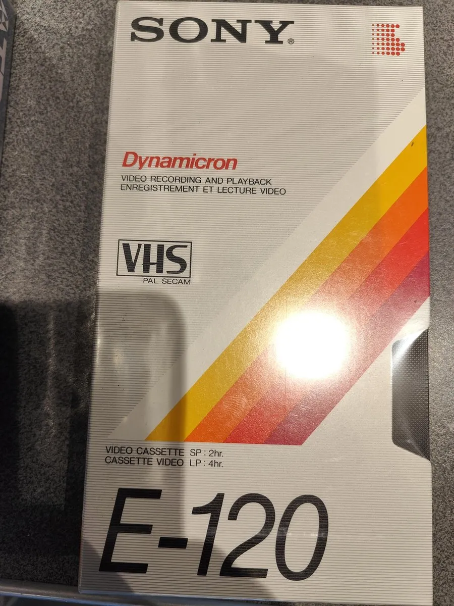 Sony E-120 Dynamicron VHS Videocassette