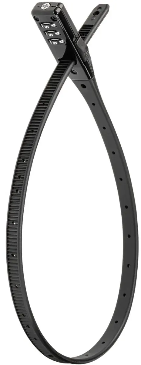 Axa Zipper Code Kabelslot 53cm x 10mm - Zwart