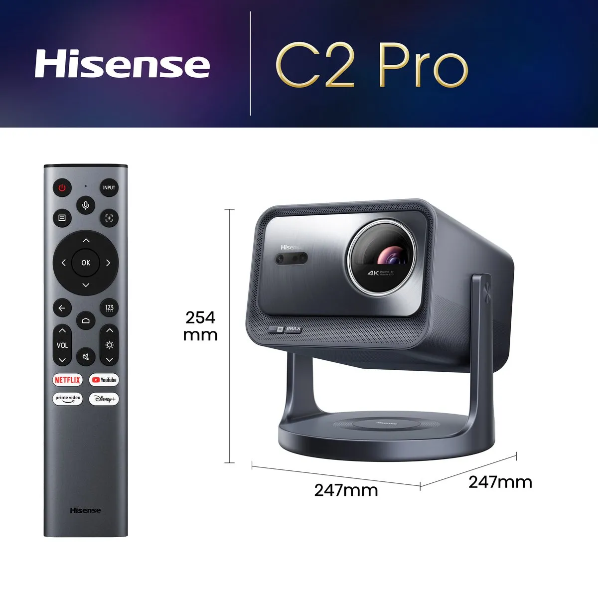 Hisense C2 Pro Soundbar - 2x USB 3.0 - 20W - RGB