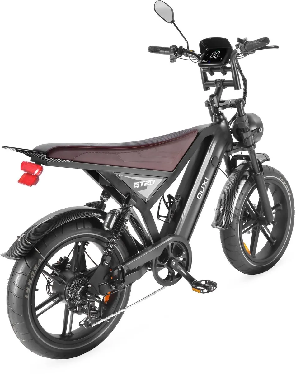 Ouxi GT20 - Fatbike - Zwart - 720Wh