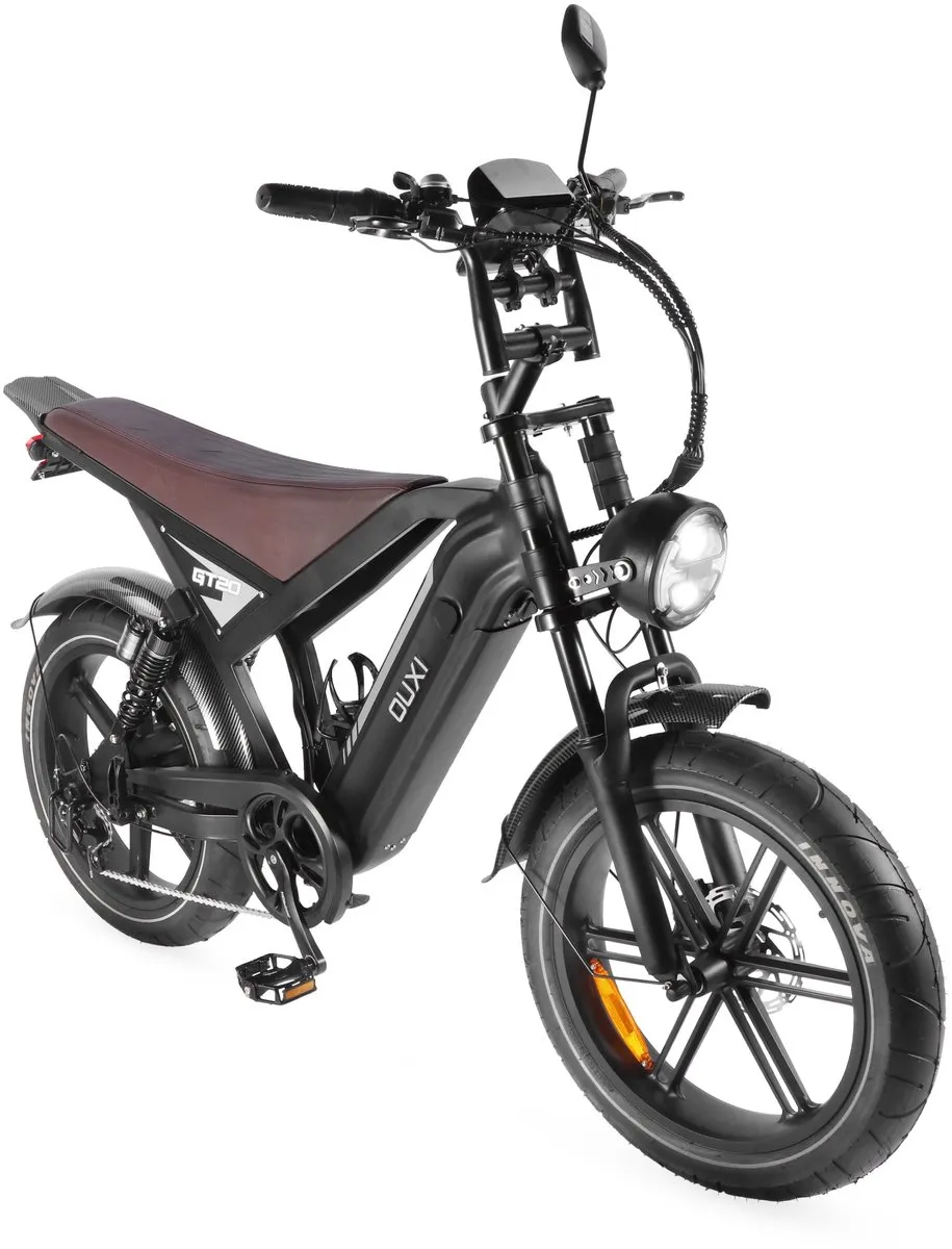 Ouxi GT20 - Fatbike - Zwart - 720Wh