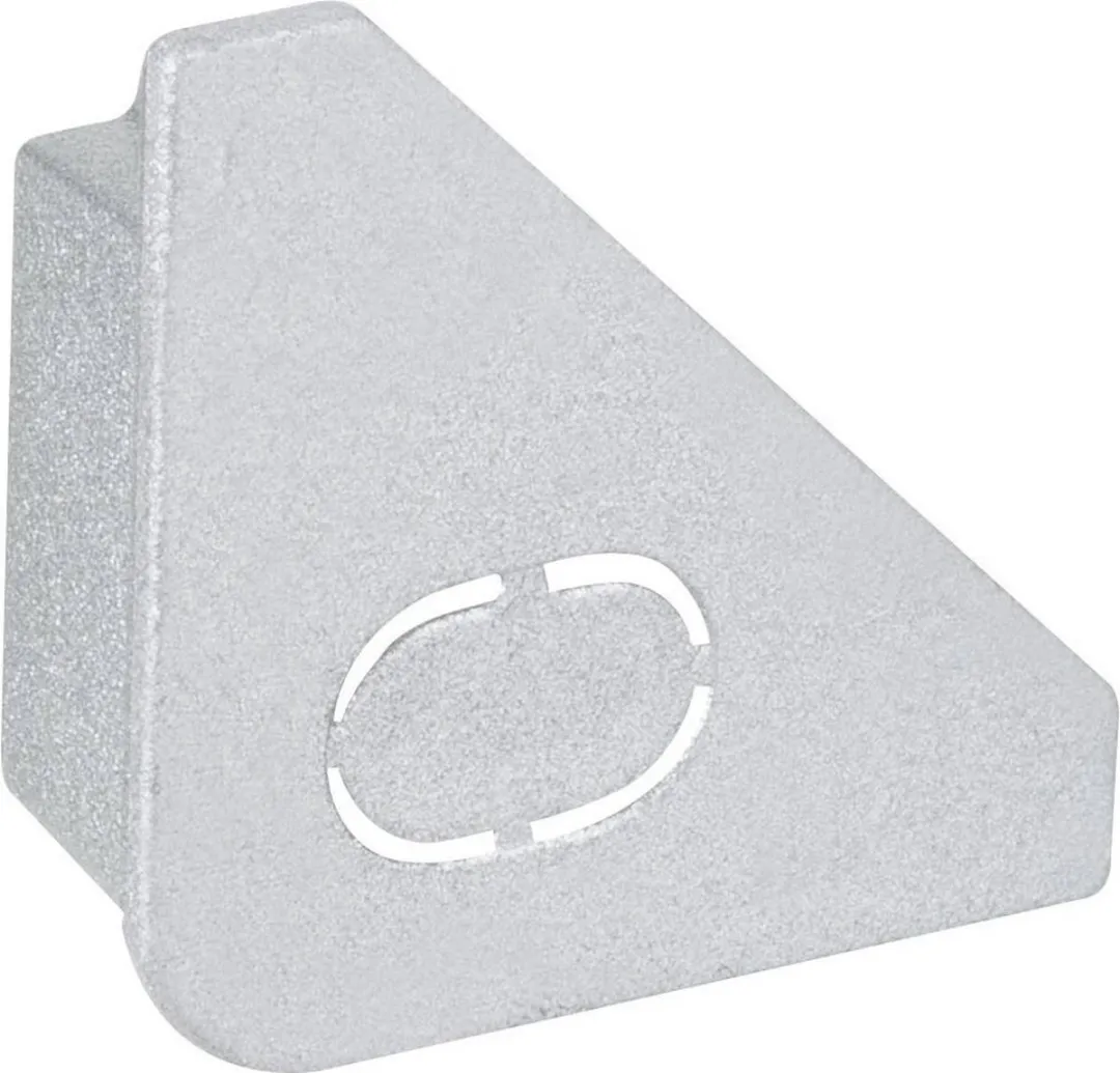 Paulmann FT Delta Profil Eindkap - Aluminium mat