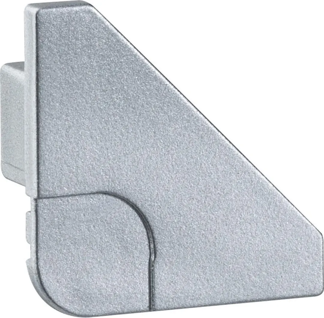 Paulmann FT Delta Profil Eindkap - Aluminium mat