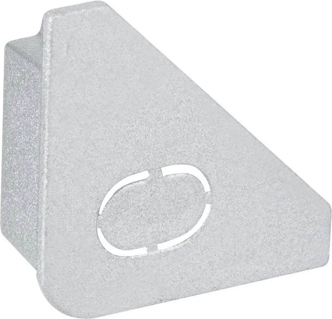 Paulmann FT Delta Profil Eindkap - Aluminium mat