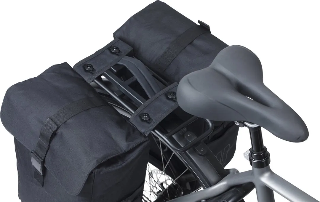 Basil Move Dubbele Fietstas MIK 30L - Zwart
