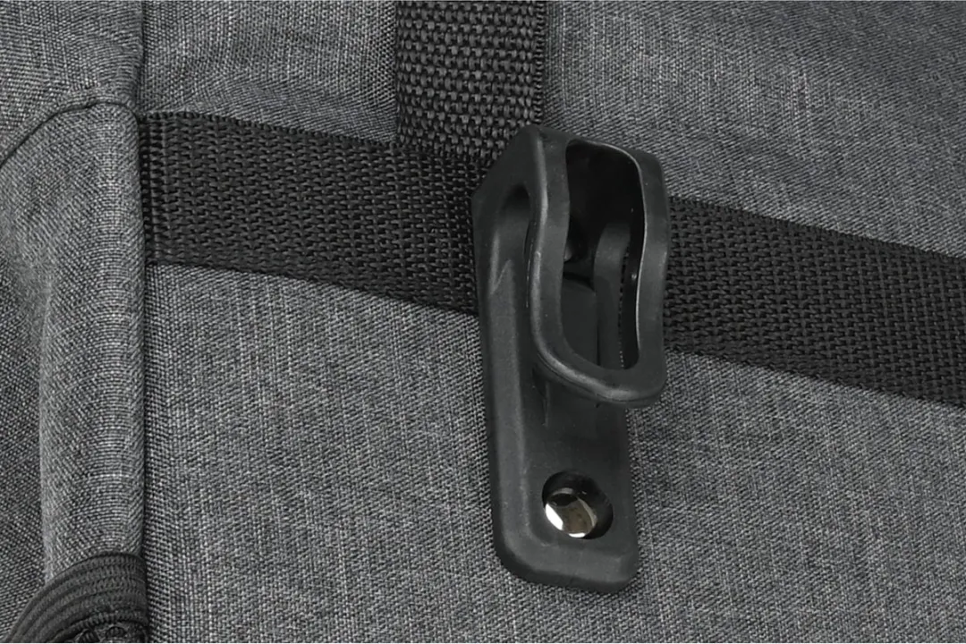 Lastpak enkele fietstas - donkergrijs - 15L - 34 X 36 X 15 cm - eenvoudig te bevestigen