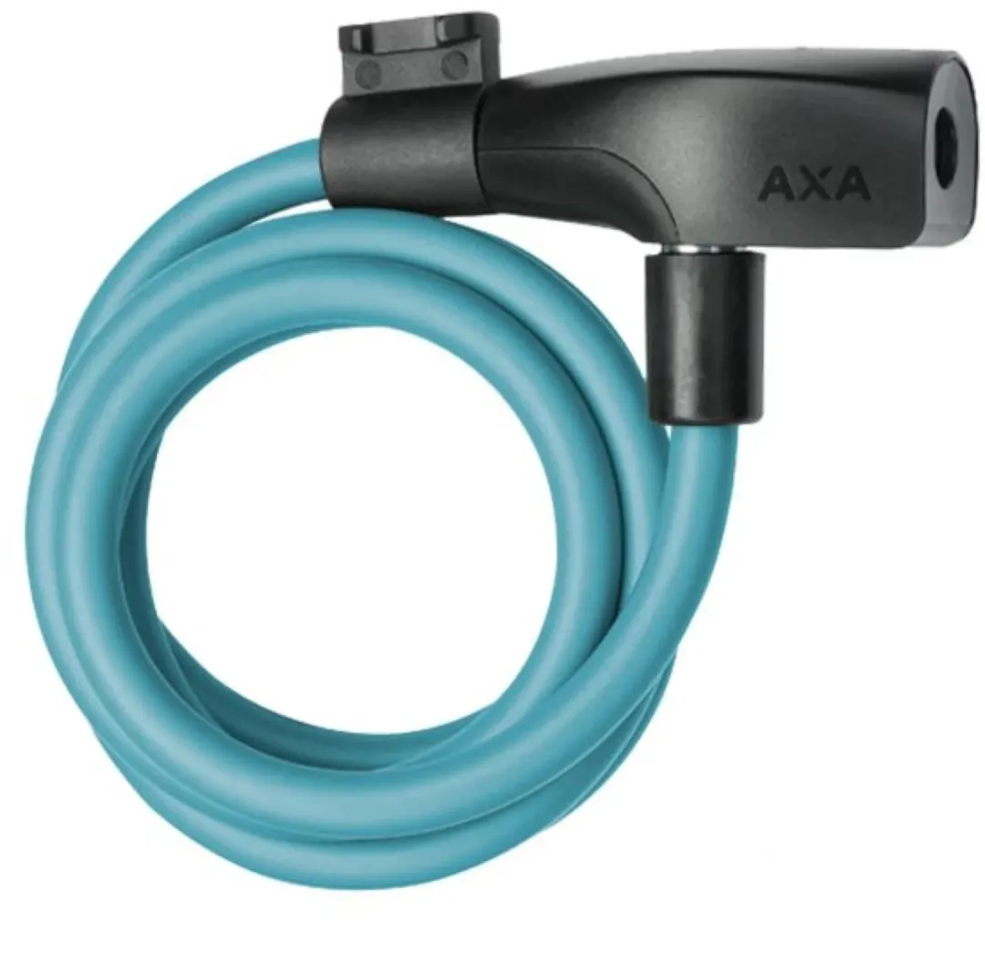 AXA Resolute 8/120 Kabelslot 120cm - Lichtblauw