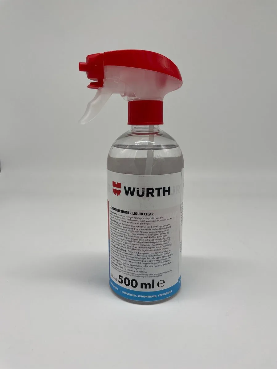 Würth Textielreiniger Liquid Clear 500ml